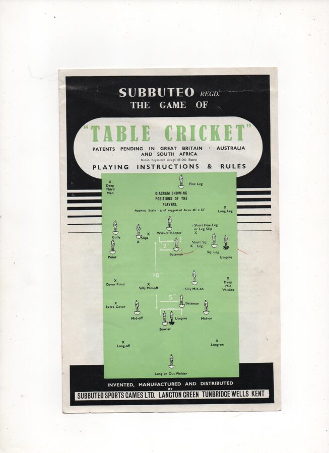 Rules Cricket : 1967