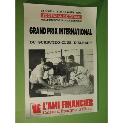 Poster : GRAN PRIX INTERNATIONALE 1990