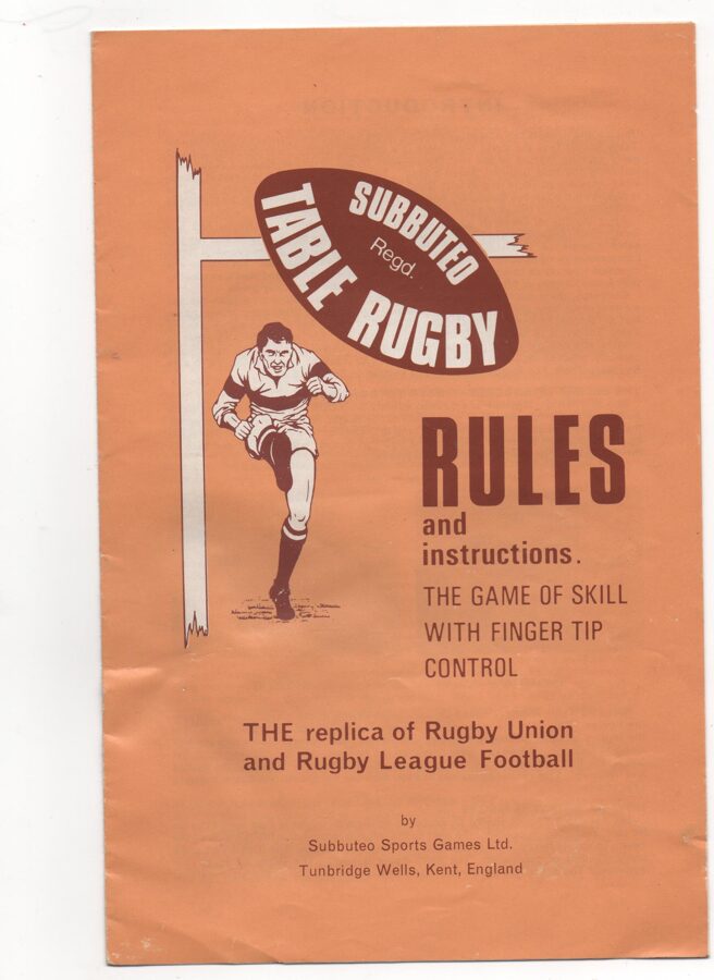Rules Rugby : 1975